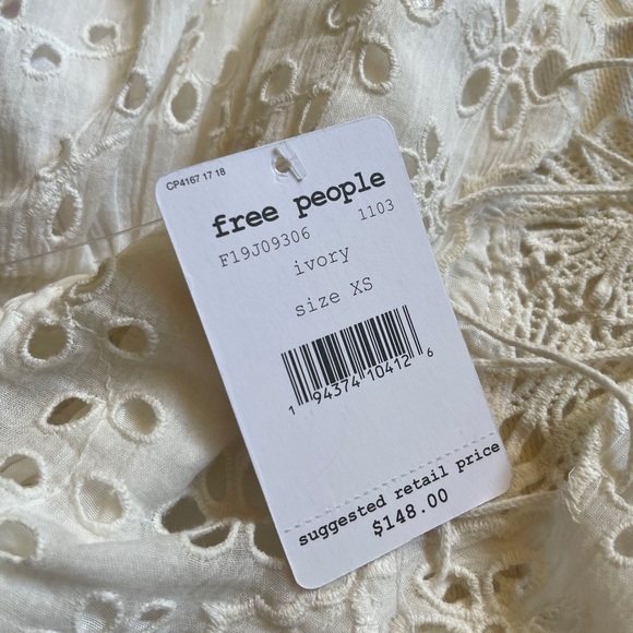 Free People Ivory Lace Dress - Picture 4 of 6